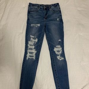 AE Super High Rise Skinny Jeggings